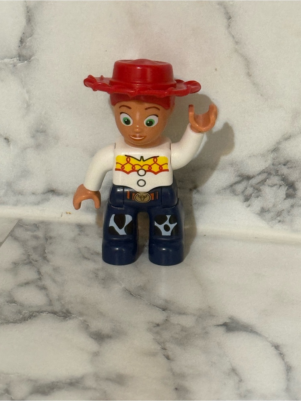 LEGO Duplo figure of the character Jessie from Toy Story